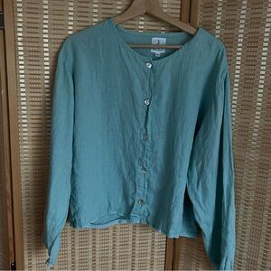 Via Vai by Pollero Linen Top L